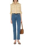 Mid-rise Straight Jeans, , hi-res