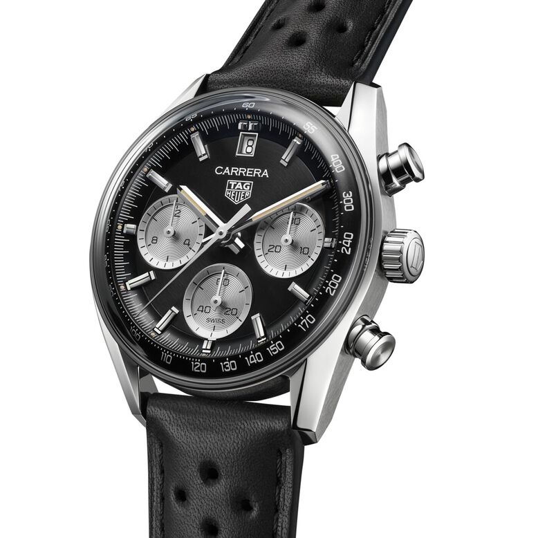 Carrera Chronograph 39mm Mens Watch Black, , hi-res