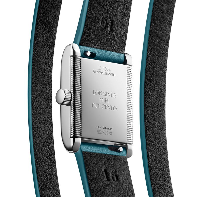 Mini Dolcevita 21.5mm X 29mm Ladies Watch Green Strap, , hi-res