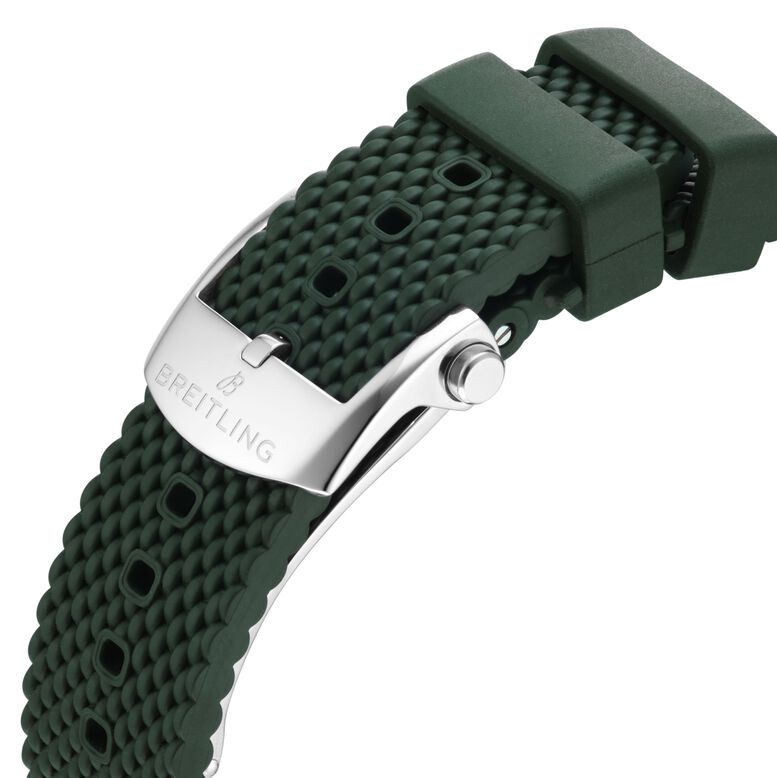 Superocean Heritage B01 Chronograph 42mm Mens Watch Green Rubber, , hi-res