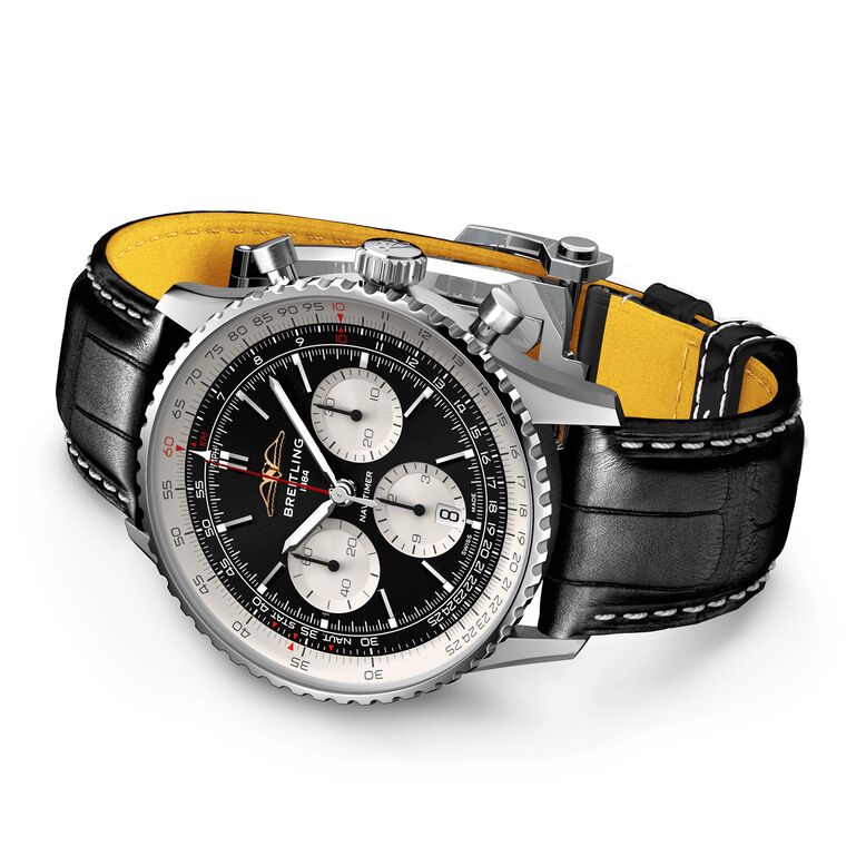 Navitimer B01 Chronograph 43 Stainless Steel Watch, , hi-res
