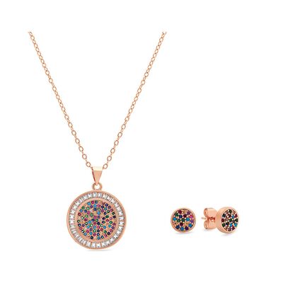 Over The Rainbow Set Rose Gold 