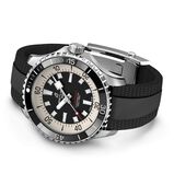 Superocean Automatic 44 Stainless Steel Rubber Strap Watch, , hi-res