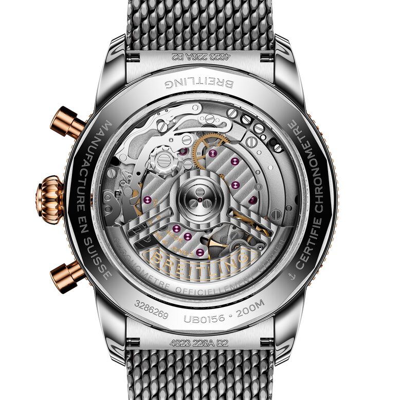 Superocean Heritage B01 Chronograph 42mm Mens Watch Black Rubber, , hi-res