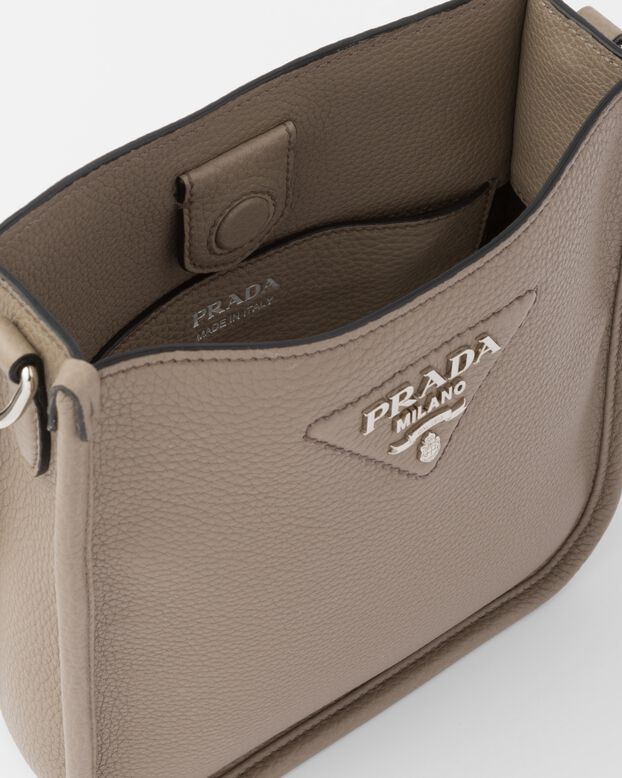Leather mini shoulder bag, , hi-res