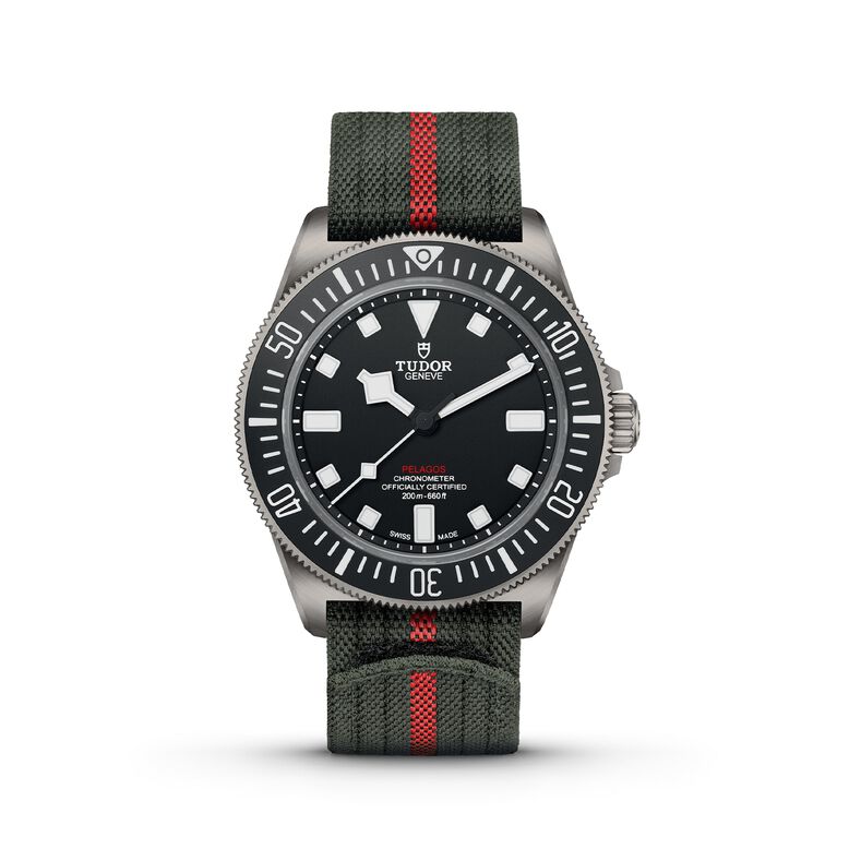 Pelagos FXD Manufacture Calibre MT5602 42mm Titanium Case Green Fabric Strap, , hi-res