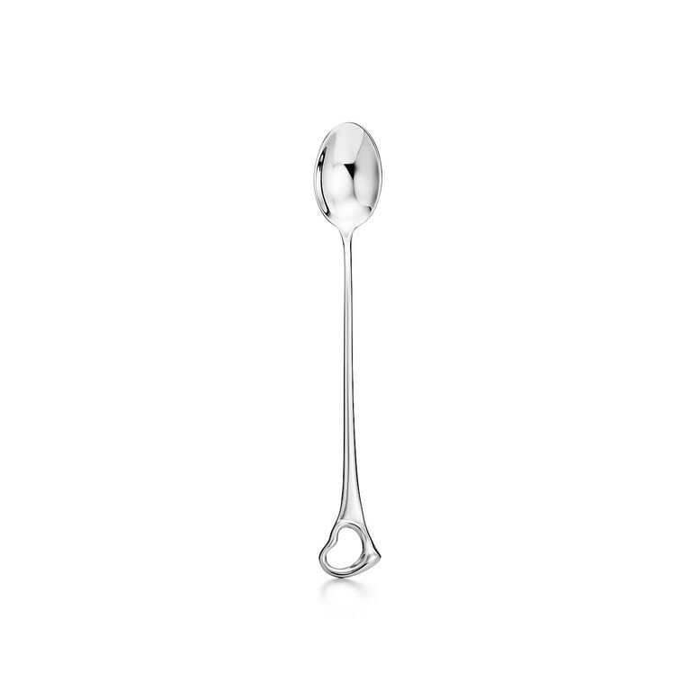 Elsa Peretti&reg; Open Heart feeding spoon in sterling silver., , hi-res