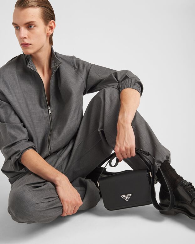 Saffiano leather shoulder bag, , hi-res