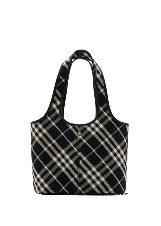 Small Check Tote, , hi-res