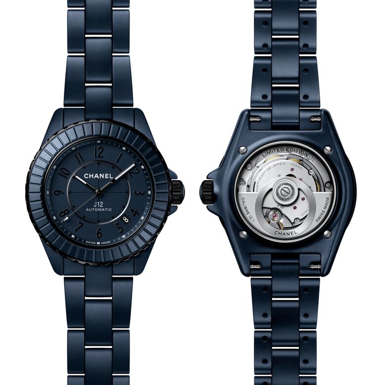 J12 Bleu Watch Calibre 12.1, 38 Mm, , hi-res