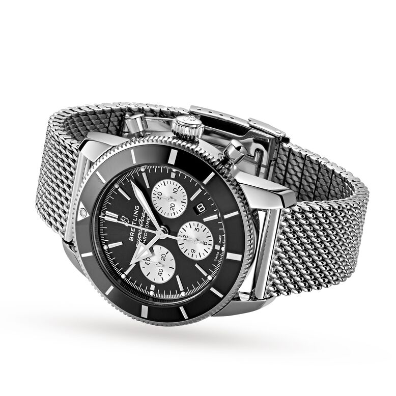 Superocean Heritage B01 Chronograph 44 Stainless Steel Watch, , hi-res