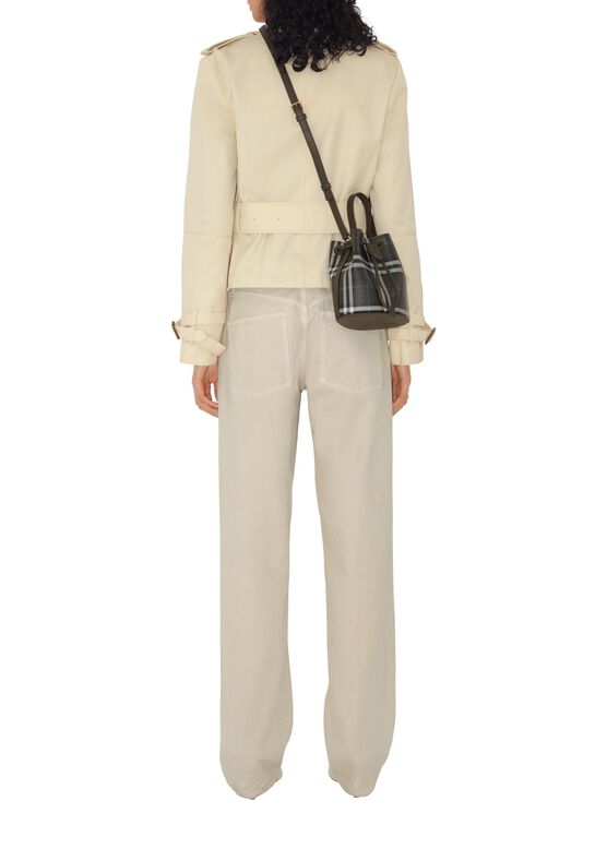 Mini Check Bucket Bag, , hi-res