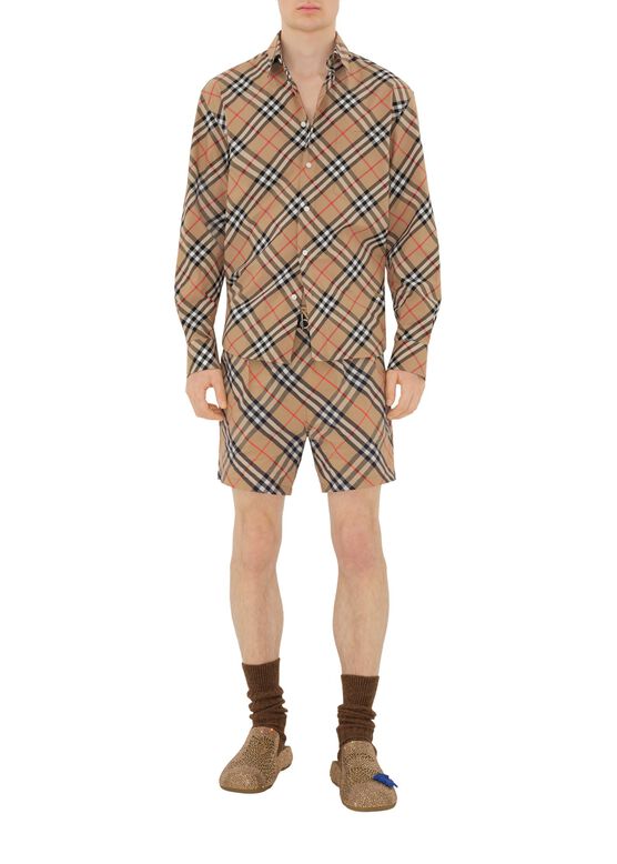 Check Swim Shorts, , hi-res