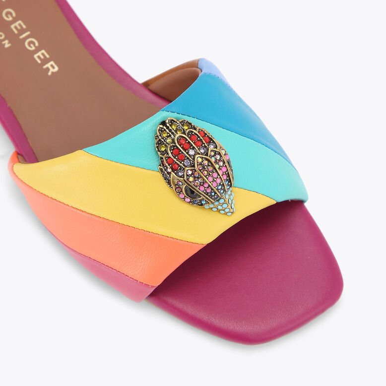 KENSINGTON FLAT SANDAL, , hi-res