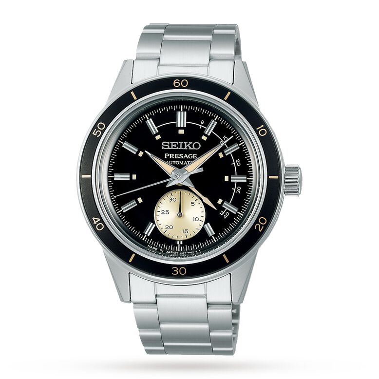 Style 60s Black 41mm Mens Watch, , hi-res