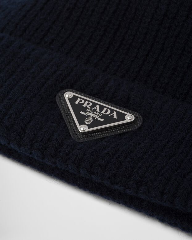 Wool and cashmere beanie, , hi-res