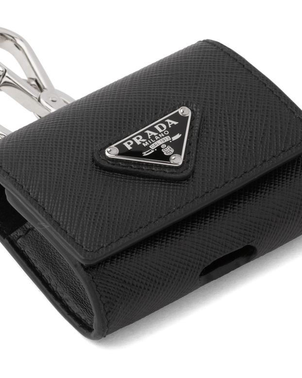 Saffiano leather headphone case, , hi-res