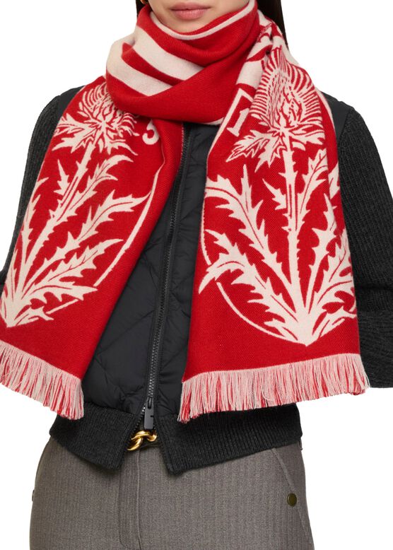 Thistle Shield Wool Scarf, , hi-res