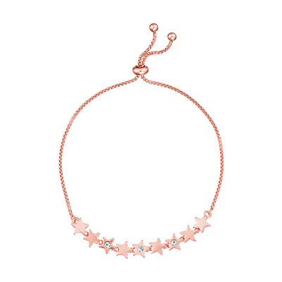 Starry Night Toggle Bracelet In Rose Gold - Rose Gold,