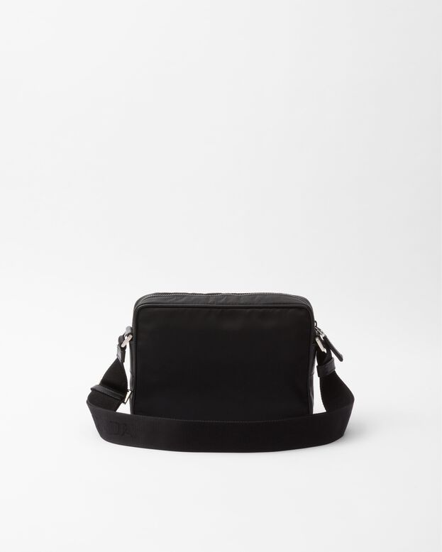Re-Nylon and Saffiano shoulder bag, , hi-res
