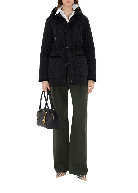 Quilted Nylon Parka, , hi-res