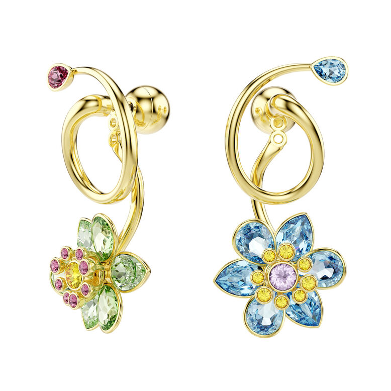 Idyllia Multicolour Drop Earrings - Gold, , hi-res