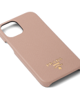 Saffiano cover for iPhone 12 and 12 Pro, , hi-res