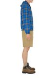 Reversible Check Hooded Jacket, , hi-res
