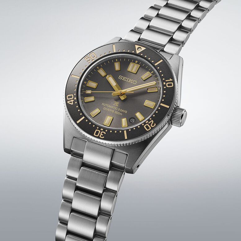 Prospex 1965 Revival Diver&#39;s 3-day 300m in Tide Grey - 100th Anniversary of Seiko Special Edition, , hi-res