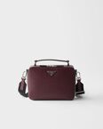 Prada Brique medium Saffiano leather bag