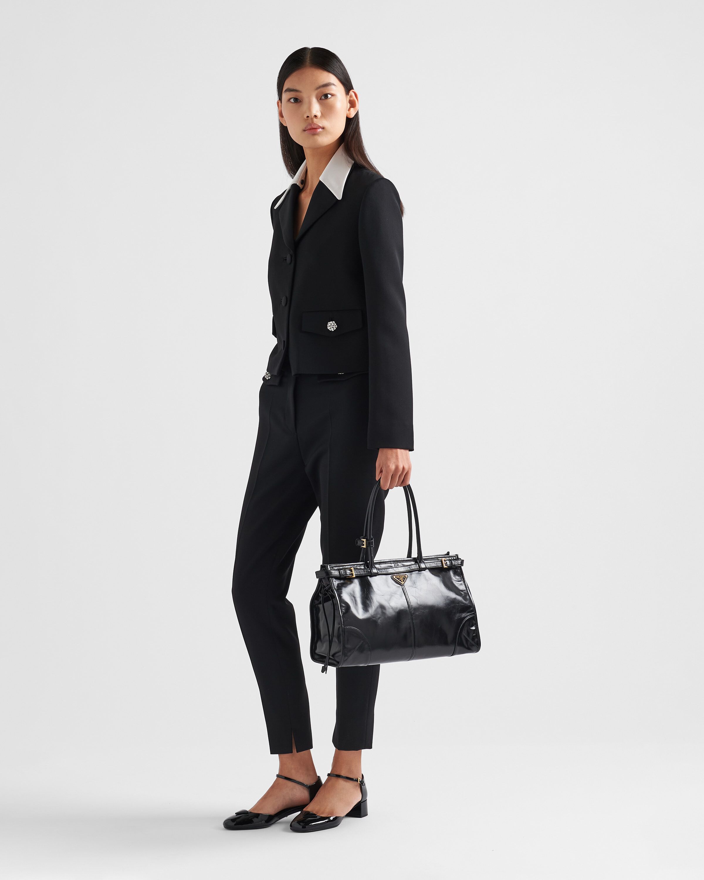 Prada Prada Bonnie large leather handbag Top Handle