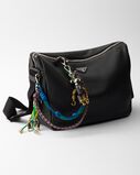 Robot Saffiano leather bag charm, , hi-res