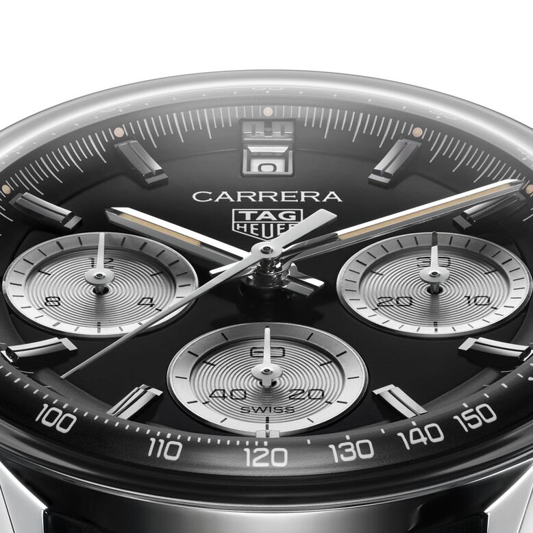 Carrera Chronograph 39mm Mens Watch Black, , hi-res