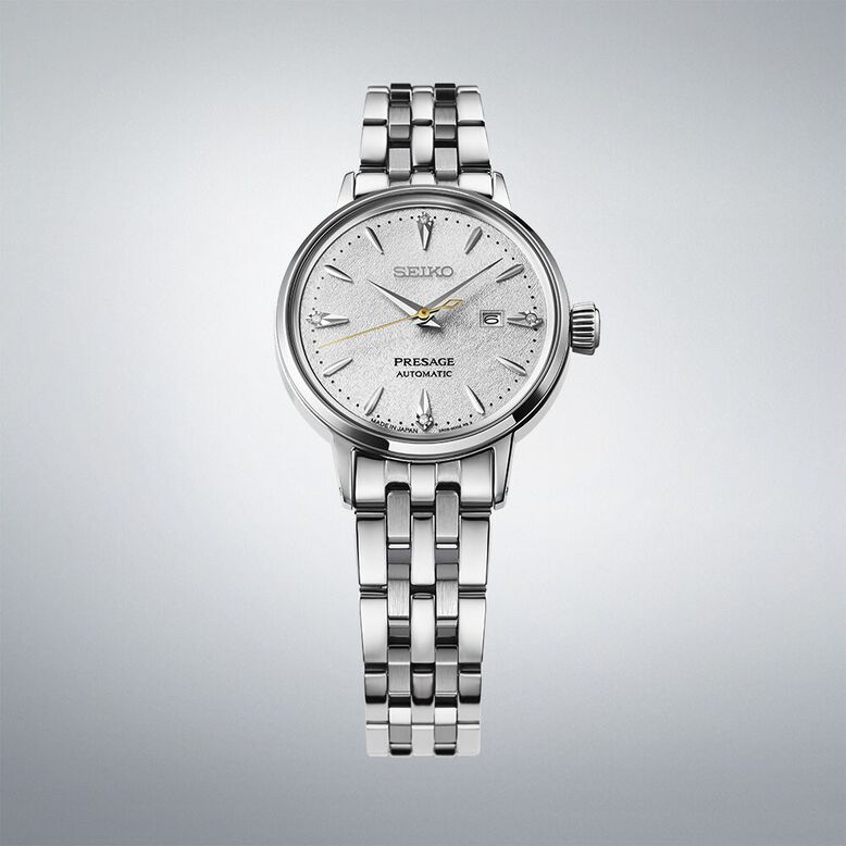 Presage Hot Buttered Rum Diamond Set Cocktail Time 30mm Ladies Watch, , hi-res
