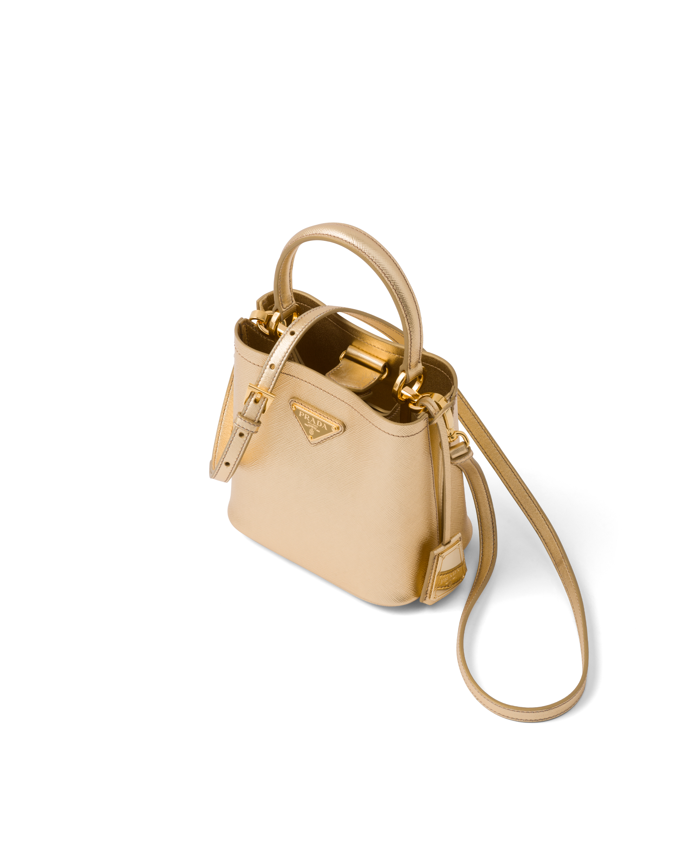 Prada Prada Panier Saffiano leather mini-bag Top Handle | Heathrow Boutique