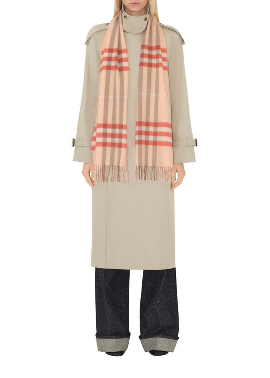 Check Cashmere Scarf, , hi-res