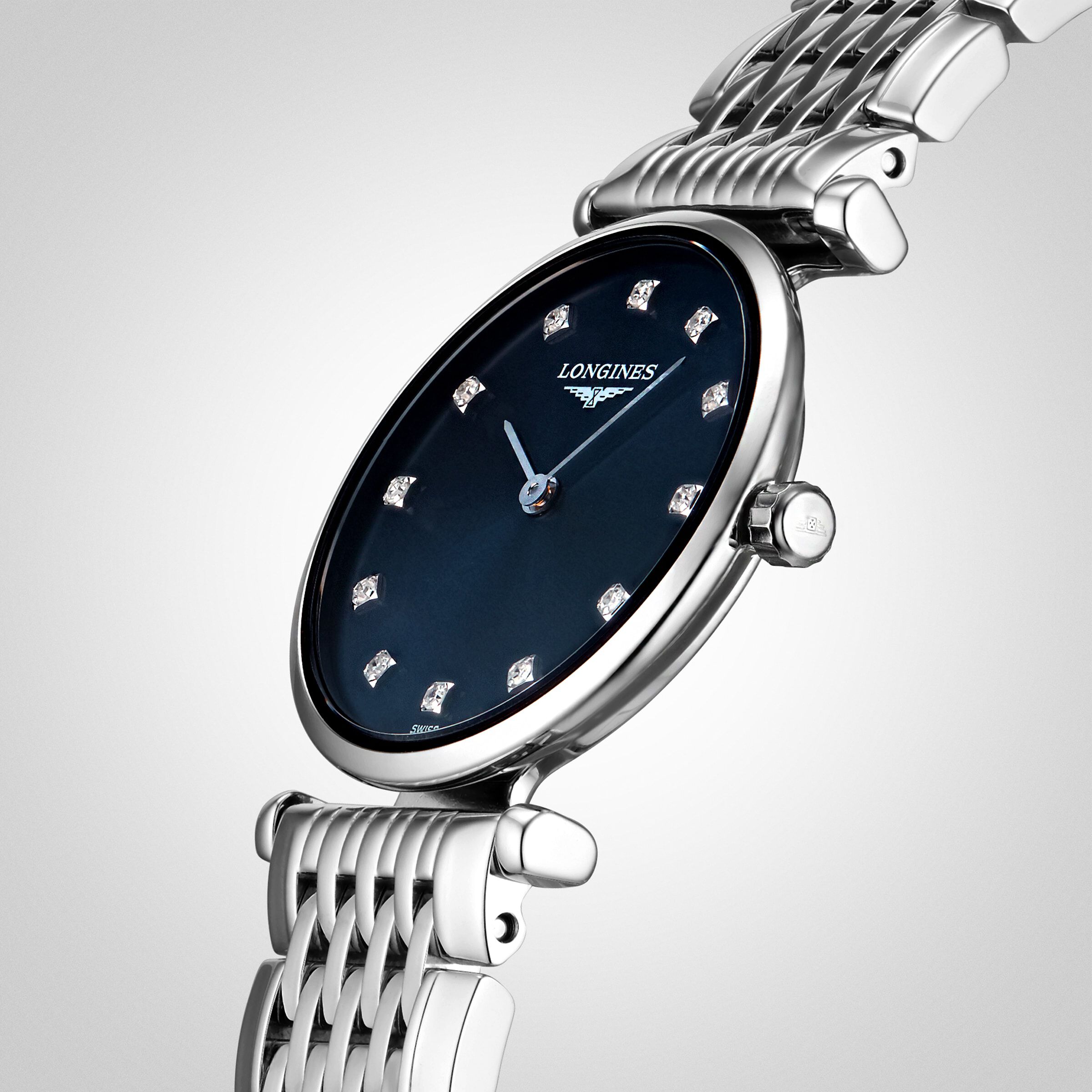 Longines ladies watch deals blue dial