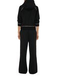 Check Trim Cotton Blend Track Pants, , hi-res