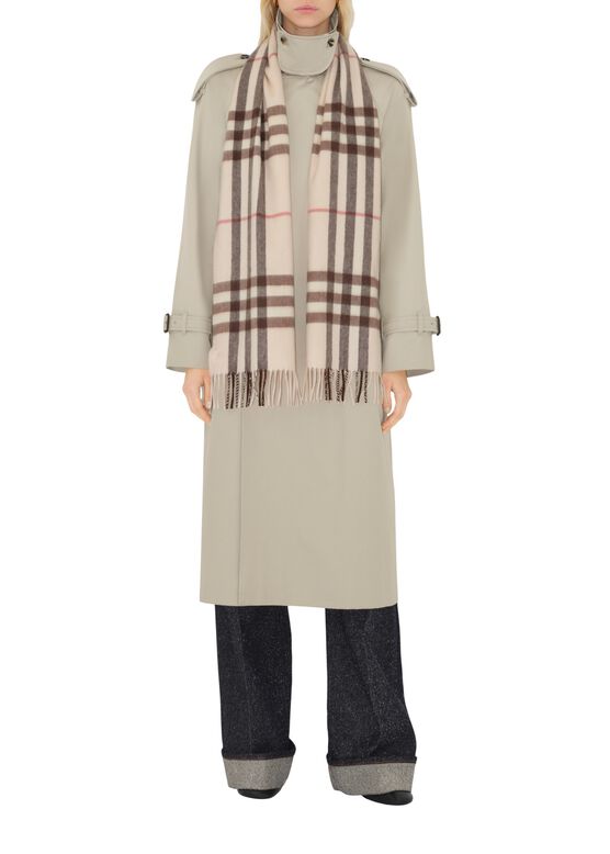 Check Cashmere Scarf, , hi-res