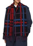 Belt Check Cashmere Scarf, , hi-res