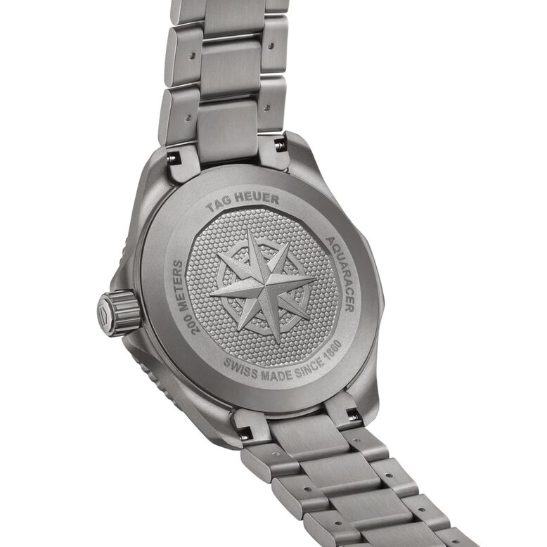 Aquaracer Professional 200 Solargraph Titanium 40mm Mens Watch Blue, , hi-res