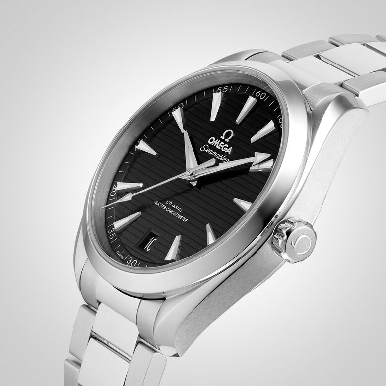Seamaster Aqua Terra 150M Mens Black Dial 41mm Automatic Co-Axial Watch, , hi-res