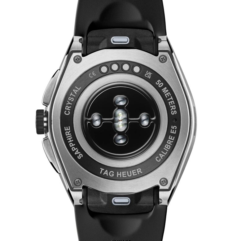 Connected Calibre E5 45mm Mens Watch Black Rubber Strap, , hi-res