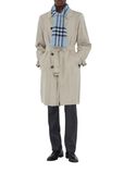 Wide Check Wool Scarf, , hi-res