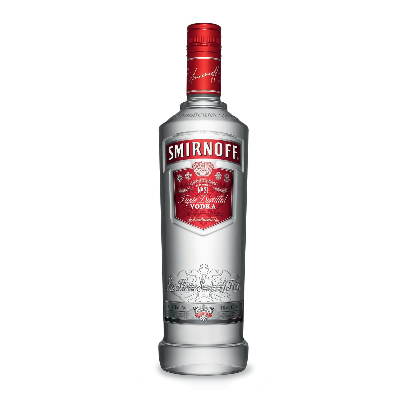 Smirnoff Red Label No. 21 big bottle Vodka