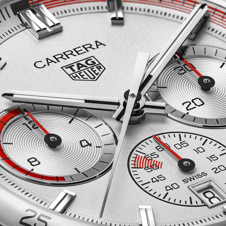 Carrera Chronosprint X Porsche Special Edition 42mm Mens Watch Silver, , hi-res