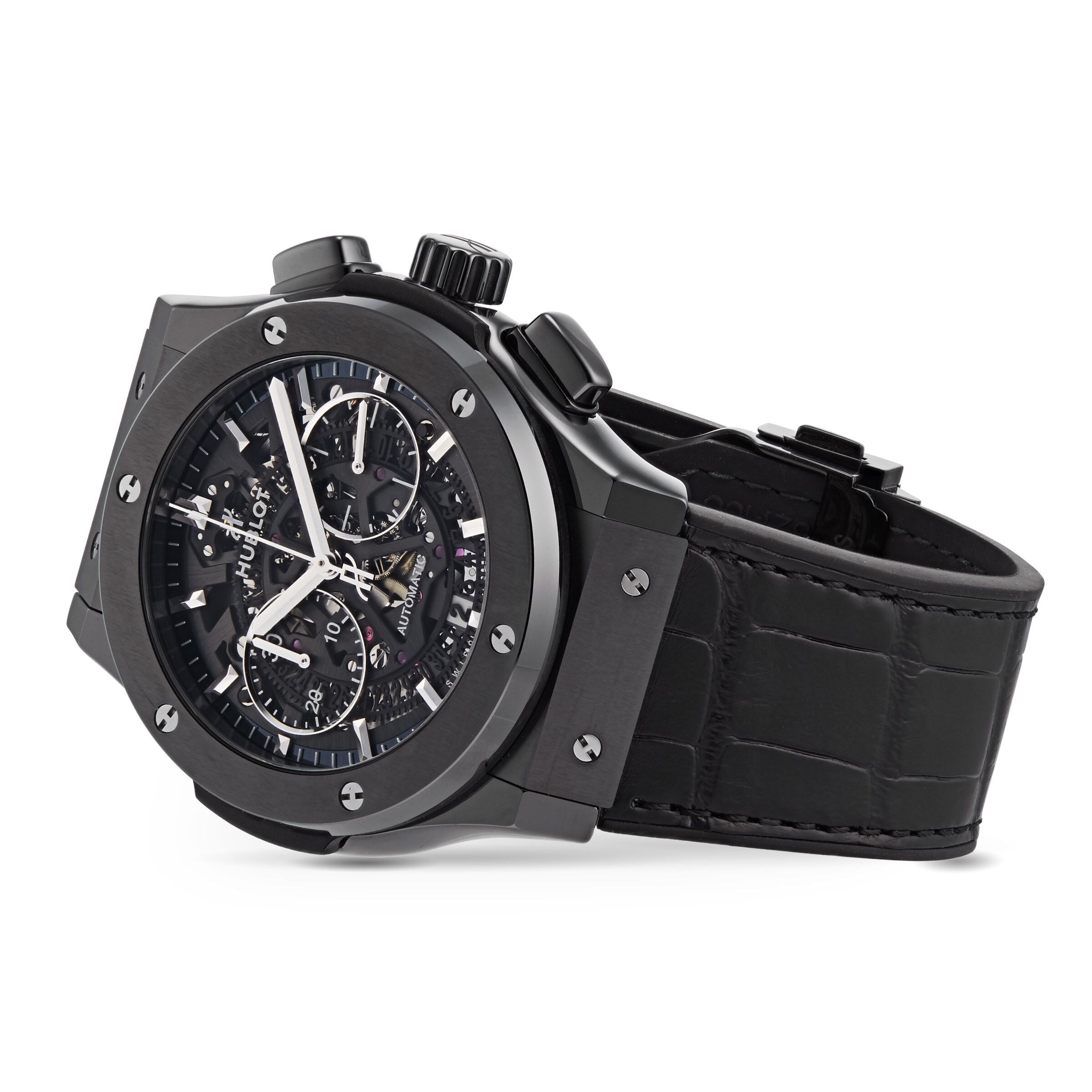 Hublot Classic Fusion Aerofusion Black Magic Chronograph 45mm Fine Watches Heathrow Reserve Collect