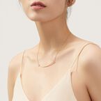 Tiffany T Smile Pendant in Rose Gold, Large, , hi-res
