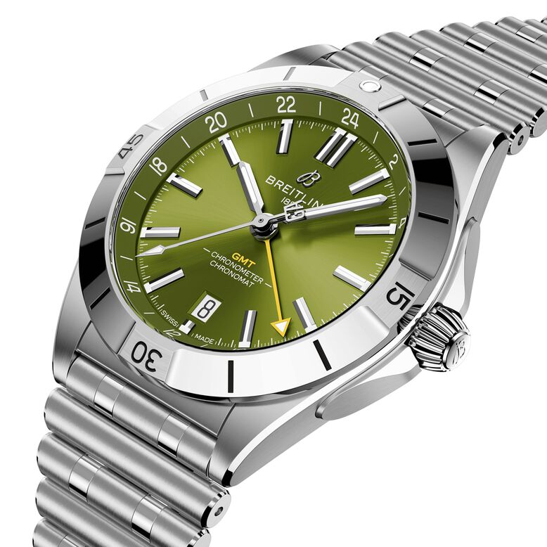 Chronomat Automatic GMT Giannis Antetokounmpo 40mm Mens Watch Green, , hi-res