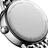 Elegant Collection 30mm Ladies Watch White Stainless Steel, , hi-res
